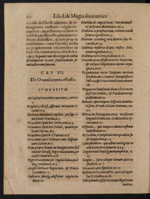 Cap XII. De Oraculis terra effossis