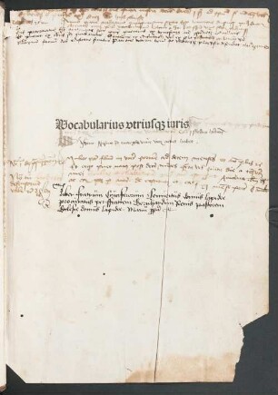 Vocabularius utriusque iuris