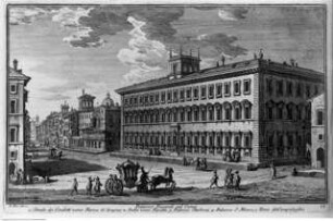 Delle Magnificenze di Roma antica e moderna, Viertes Buch, Tafel 68: Palazzo Ruspoli sul Corso