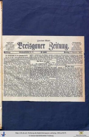 01.11.1901 (Zweites Blatt)
