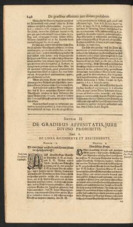 Sectio II. De Gradibus Affinitatis, Jure Divino Prohibitis.