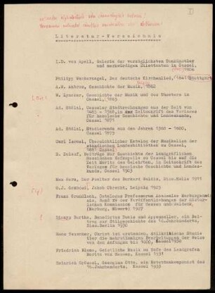 Literatur-Verzeichnis