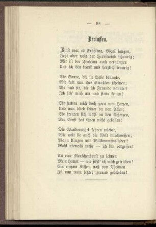 Verlassen