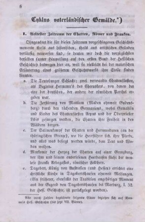 Cyklus vaterländischer Gemälde.