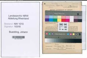 Entnazifizierung Johann Buedding , geb. 16.08.1899 (Arbeiter)