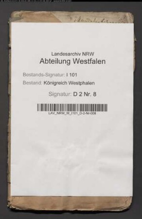 Lehen Herbram des Grafen von Westphalen (früher: Kurhessen)