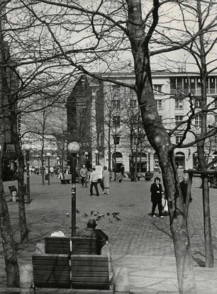 In der Innenstadt von Hamburg