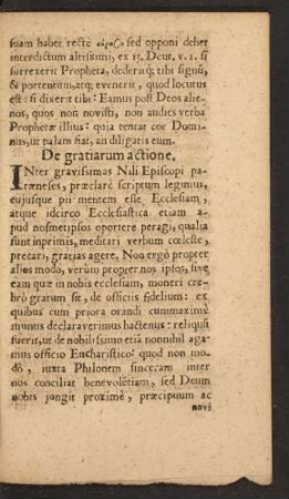 De gratiarum actione.