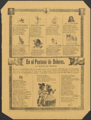 En el Panteón de Dolores : la noche de finados