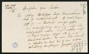 undatiert, Anfang Juli 1850
