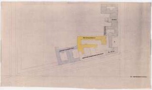 Reichsluftfahrtministerium, Berlin: Lageplan [1:250] (vorhandene Bebauung)