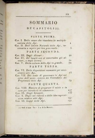 Sommario De' Capitoli (1).