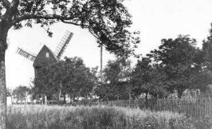 Leipzig-Göbschelwitz. Blick zur Bockmühle, Repro