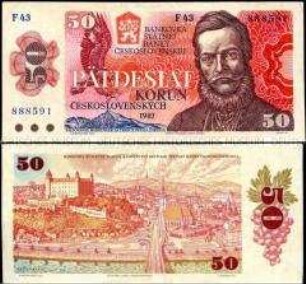 Tschechoslowakei, 50 Korun