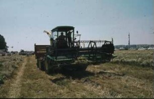 Fotografie: Futtererntetechnik, Feldhäcksler selbstfahrend, Ganzpflanzensilage, Schneidwerk