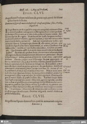 Epist. CLVI. Augustinus Probam resalutat, & gratias agit, quod de salute ipsius fuerit sollicita