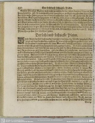 Der sechs und sechzigste Psalm
