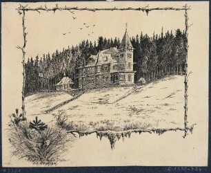 Das Jadgschloss in Rehefeld-Zaunhaus (Altenberg)