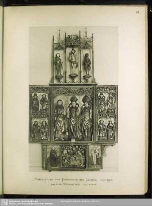 Flügelaltar Aus Eutritzsch Bei Leipzig. 1510-1520