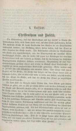 169-186 Christenthum und Politik