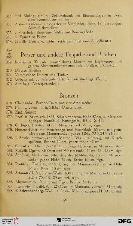 Bronzen (Nr. 374-396)