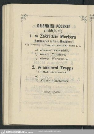 Dzienniki Polskie znajduja sie
