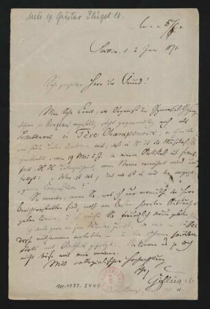 Brief an Unbekannt : 02.06.1871