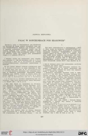 Pałac w Kościelnikach pod Krakowem
