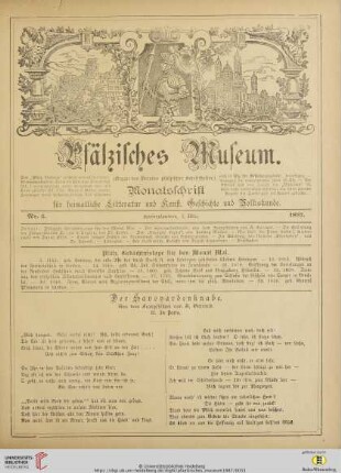 Nr. 5 (1. Mai 1887)