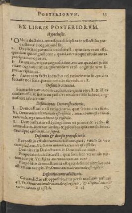 Ex Libris Posteriorum.