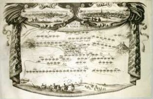 WHK 3 Dreißigjähriger Krieg bis Pyrenäischer Frieden von 1620-1659: Abbildung der Schlacht bei Allerheim (Nördlingen), 1645