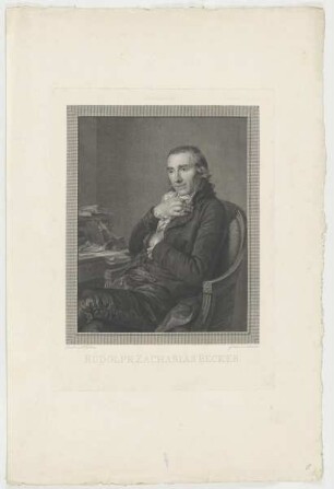 Bildnis des Rudolph Zacharias Becker