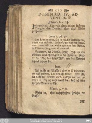 Dominica IV. Adventus.