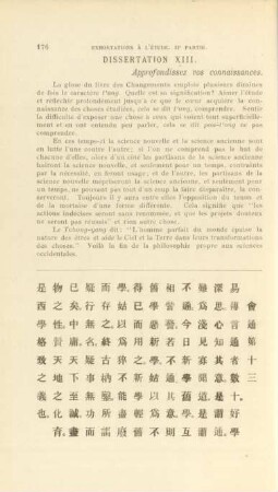 Dissertation XIII. Approfondissez vos connaissances