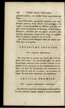 Troisiéme Section.