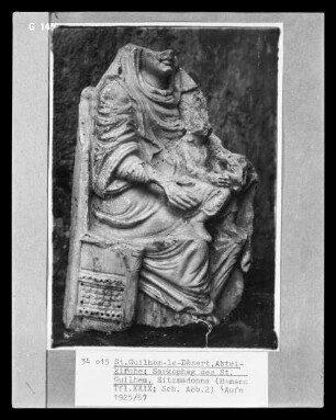 Der Sarkophag des Saint Guilhem: Madonna