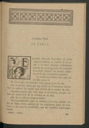 Capítulo XXIII - La carta