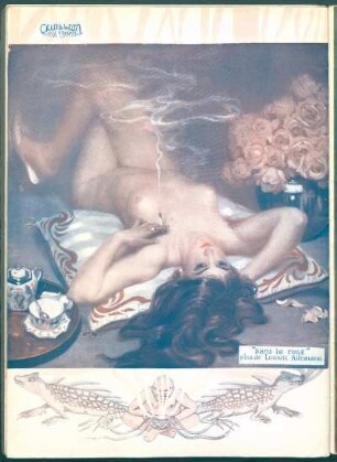 "Dans le rose" : Óleo de Ludovic Alleaume.