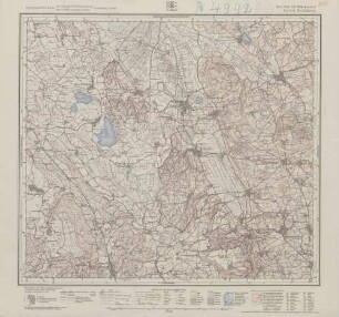 8122 (alte Nr.: 167, 138) Wilhelmsdorf. (Württ.) Homberg, Topographische Karte des Königreichs Württemberg, des Großherzogtums Baden im Maßstab 1:25000
