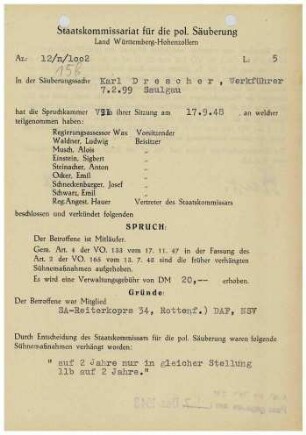Drescher, Karl