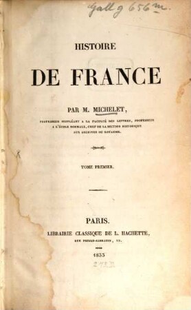 Histoire de France, 1