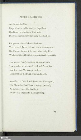 Alter Grabhügel