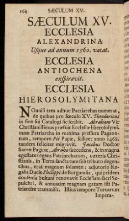 164-174, Saeculum XV.-XVI.