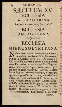 164-174, Saeculum XV.-XVI.