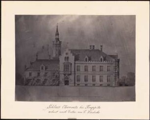 Schloss Oberwitz bei Krappitz: Seitenansicht, Maßstabsleiste