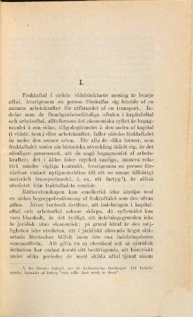 Om Fraktaftalet och dess vigtigaste Rättsfölider : Akademisk Afhandling