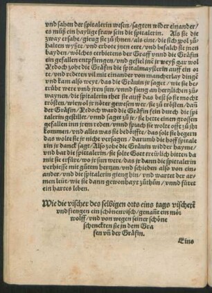Wie die vischer des selbigen orts eins tags vischeten ...
