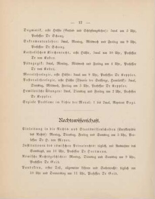12-14, Rechtswissenschaft