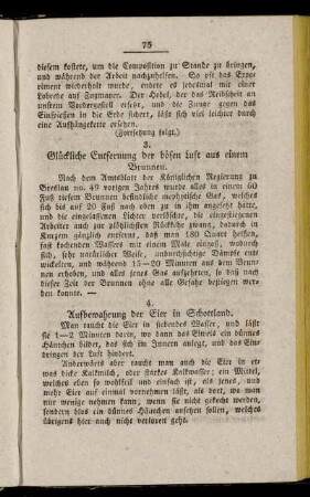 4. Aufbewahrung der Eier in Schottland