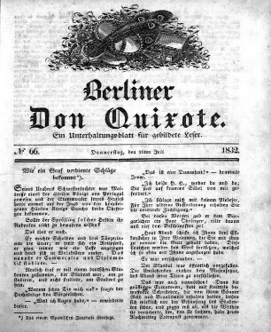 1.1832,67: No. 67 [Fehlende Titelseite]